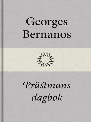 cover image of Prästmans dagbok